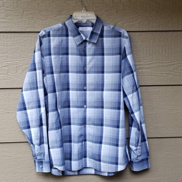 Calvin Klein Casual Long Sleeve Button Down Men’s L - Picture 1 of 7